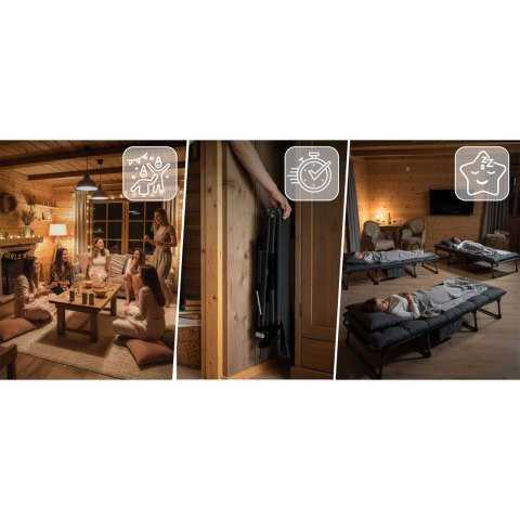 Łóżko turystyczne składane leżak ogrodowy ChillWell Dream Sofotel