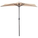 Parasol ogrodowy pół-parasol ścienny na taras 2,7 m beżowy MultiGarden MultiGarden