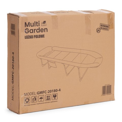 Łóżko polowe turystyczne 200x65 cm kanadyjka leżanka składana MultiGarden MultiGarden