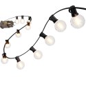 Girlanda ogrodowa świetlna łańcuch 25x LED 15m 9 trybów lampki ogrodowe 9W Bauerkraft