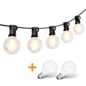 Girlanda ogrodowa świetlna łańcuch 30x LED 20m 9 trybów lampki ogrodowe 9W Bauerkraft