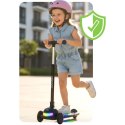 Hulajnoga trójkołowa dla dzieci balansowa LED Ricokids Glowi - czarna