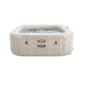 Nadmuchiwane SPA kwadratowe basen z hydromasażem 6 os. 196x71 cm akcesoria premium INTEX 28472 INTEX