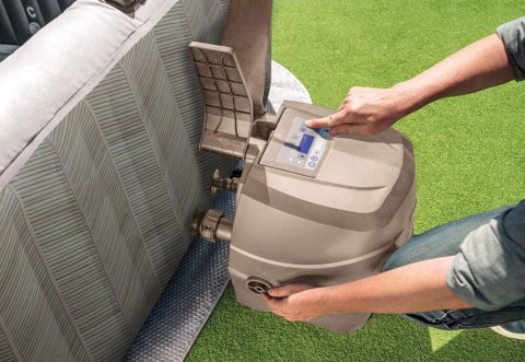 Nadmuchiwane SPA kwadratowe basen z hydromasażem 6 os. 196x71 cm akcesoria premium INTEX 28472 INTEX