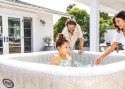Nadmuchiwane SPA kwadratowe basen z hydromasażem 6 os. 196x71 cm akcesoria premium INTEX 28472 INTEX