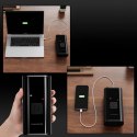 Pompka rowerowa elektryczna kompresor do opon powerbank 6000mAh latarka LED Bauerkraft