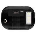 Pompka rowerowa elektryczna kompresor do opon powerbank 6000mAh latarka LED Bauerkraft