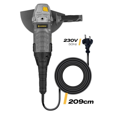 Szlifierka kątowa diax 2000W 230mm wolny start mocna kątówka Humberg HM-412
