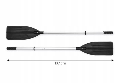 Wiosła 2 szt do pontonu aluminiowe do kajaku jednopiórowe 137 cm INTEX INTEX