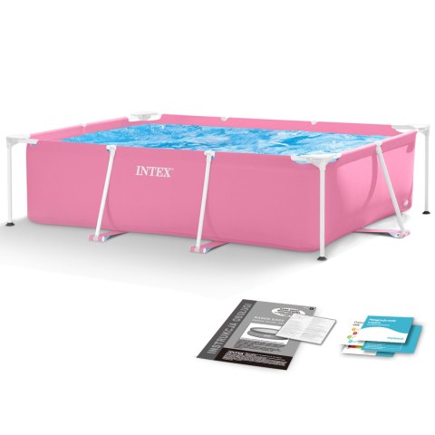 Basen ogrodowy stelażowy duży prostokątny 220 x 150 cm INTEX 28266 INTEX
