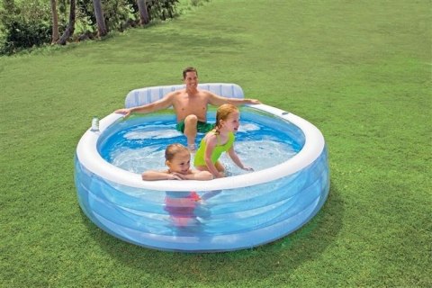 Basen ogrodowy z siedzeniami 229x224 cm INTEX 57190 INTEX