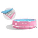 Basen stelażowy okrągły dla dzieci 244x76 cm różowy INTEX 28290 INTEX