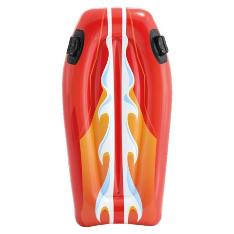 Deska do pływania dmuchana z uchwytami dla dzieci czerwona INTEX 58165 RED INTEX