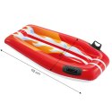 Deska do pływania dmuchana z uchwytami dla dzieci czerwona INTEX 58165 RED INTEX