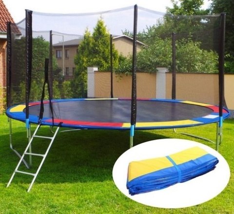 Osłona sprężyn do trampoliny 10 ft miekka mata zabezpieczająca 305-312 cm kolorowa MULTISTORE