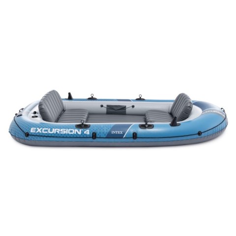 Ponton dmuchany Excursion 4 4-osobowy pompka 2 wiosła torba INTEX 66324 INTEX