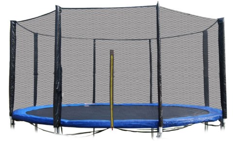 Siatka ochronna zewnętrzna na trampolinę 10 ft 8 słupków 305 cm MULTISTORE