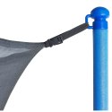 Wewnętrzna siatka ochronna na trampolinę 10 ft 8 słupków 305 cm MULTISTORE