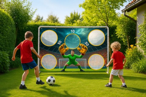 Bramka piłkarska treningowa + mata celnościowa 180x122 cm MultiGarden MultiGarden