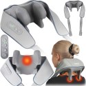 Masażer do pleców szyi karku shiatsu 3 tryby ogrzewanie bezprzewodowy Neo-Sport NS-505