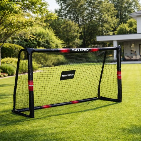 Bramka piłkarska z siatką do piłki nożnej 180x120x60 cm MOVEPRO MOVEPRO