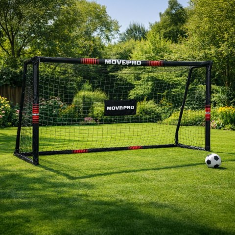 Bramka piłkarska z siatką do piłki nożnej 300x200x120 cm MOVEPRO MOVEPRO