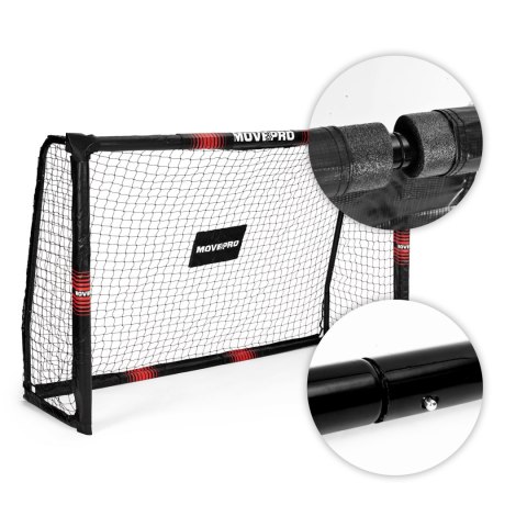 Bramka piłkarska z siatką do piłki nożnej 300x200x120 cm MOVEPRO MOVEPRO