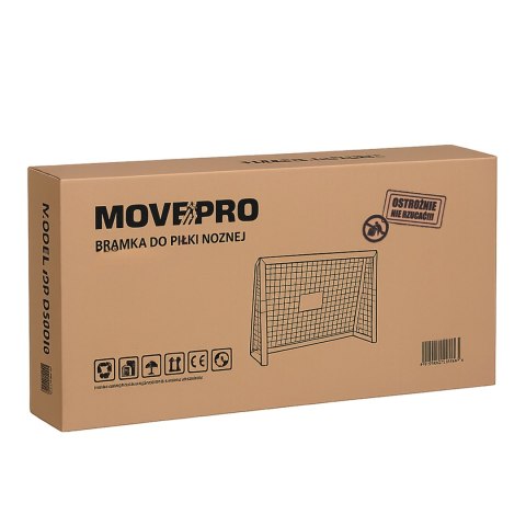 Bramka piłkarska z siatką do piłki nożnej 300x200x120 cm MOVEPRO MOVEPRO