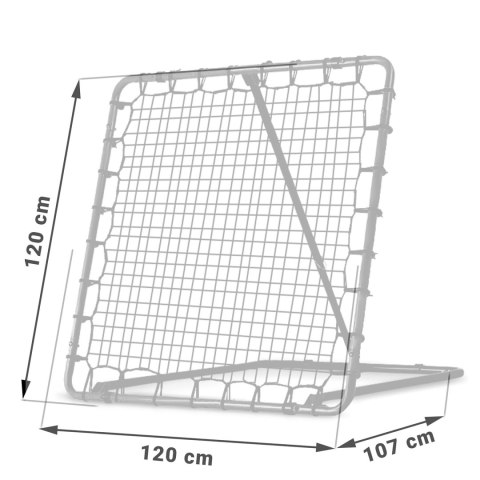 Bramka treningowa rebounder Neo-Sport 120 x 120 cm