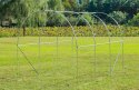Szklarnia tunel ogrodowy foliowy 3x2x2 m 6 m² metalowy stelaż folia UV Bauerkraft