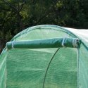 Szklarnia tunel ogrodowy foliowy 3x2x2 m 6 m² metalowy stelaż folia UV Bauerkraft