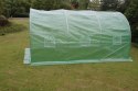 Szklarnia tunel ogrodowy foliowy 4x2,5x2 m 10 m² metalowy stelaż folia UV Bauerkraft
