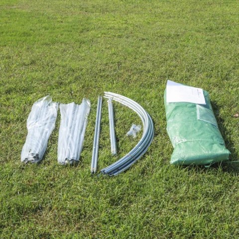 Szklarnia tunel ogrodowy foliowy 6x3x2 m 18 m² metalowy stelaż folia UV Bauerkraft