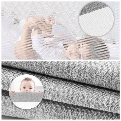 Barierka ochronna na łóżko 150 cm osłona zabezpieczenie dla dzieci ECOTOYS ECOTOYS