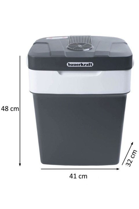 Lodówka turystyczna przenośna samochodowa 29L 220-240V DC12V funkcja grzania wkład gratis grafitowa LONGWELL INDUSTRIAL LTD