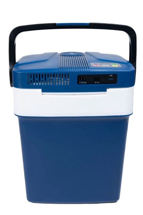 Lodówka turystyczna przenośna samochodowa 29L 220-240V DC12V funkcja grzania wkład gratis niebieska LONGWELL INDUSTRIAL LTD