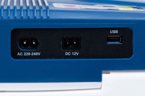 Lodówka turystyczna przenośna samochodowa 29L 220-240V DC12V funkcja grzania wkład gratis niebieska LONGWELL INDUSTRIAL LTD