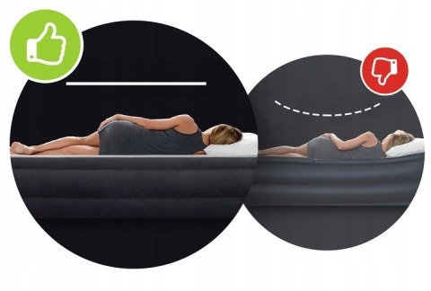 Materac dmuchany dla dzieci do spania 157x88x18 cm niebieski INTEX 66803NP BLUE INTEX