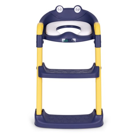 Nakładka na toaletę dla dzieci ze schodkami i drabinką niebieska ECOTOYS ECOTOYS