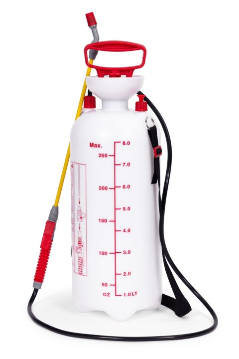 Opryskiwacz ciśnieniowy 8L ogrodowy ręczny 2.2-2.5 bar długa lanca pompa tłokowa MultiGarden MultiGarden