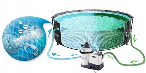 Pompa filtrująca piaskowa do basenu 3500 L/h INTEX 26642 INTEX