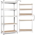 Regał magazynowy 205x120x45 cm stal galwanizowana 5 półek 875 kg ModernHome ModernHome