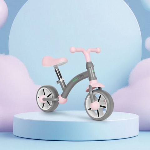 Rowerek biegowy dla dzieci koła EVA regulacja siodełka szary ECOTOYS ECOTOYS