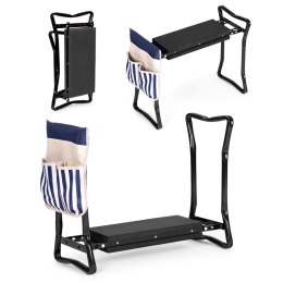 Składany klęcznik - stołek do pracy w ogrodzie 2w1 - niebieski MultiGarden