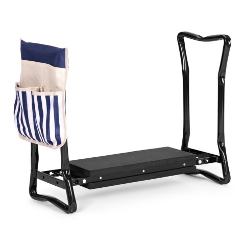 Składany klęcznik - stołek do pracy w ogrodzie 2w1 - niebieski MultiGarden