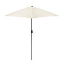 Składany parasol ogrodowy balkonowy regulowany 210 cm beżowy LONGWELL INDUSTRIAL LTD