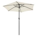 Składany parasol ogrodowy balkonowy regulowany 210 cm beżowy LONGWELL INDUSTRIAL LTD