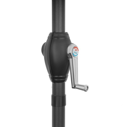 Składany parasol ogrodowy balkonowy regulowany 210 cm beżowy LONGWELL INDUSTRIAL LTD