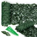 Sztuczny bluszcz żywopłot 300x50 cm zielona osłona na balkon maskująca MultiGarden