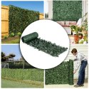 Sztuczny bluszcz żywopłot 500x50 cm zielona osłona na balkon maskująca MultiGarden